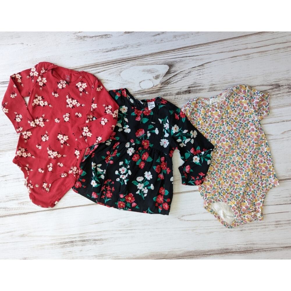 Carter's 24M 3 piece bundle, top and onsies